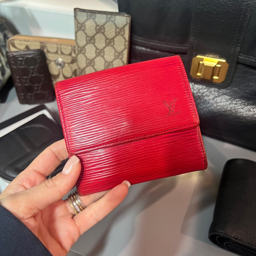 Louis Vuitton Red Wallet